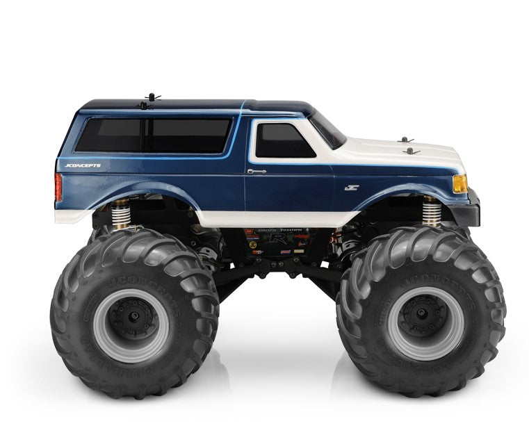 J Concepts 1989 Ford Bronco Monster Truck Body, Fits 7" Width & 10.5" 0466 Default Title