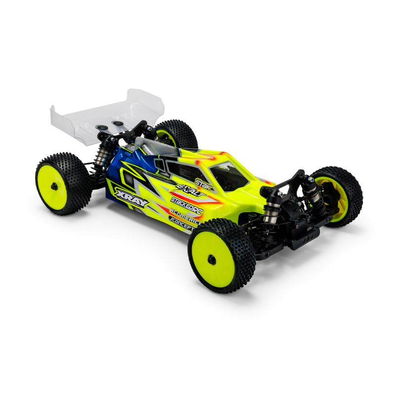 J Concepts P2 - XRAY XB4 2024 Body, w/ Carpet/Turf/Dirt Wing, 0642L