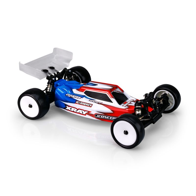 J Concepts S15 - XRAY XB2 2025 Body, w/ Carpet / Turf / Dirt Wing 0692