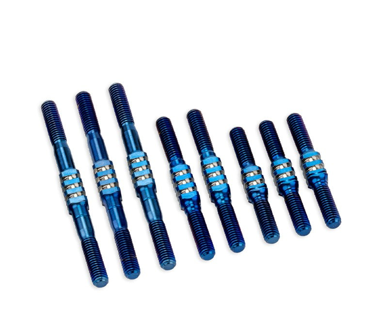 J Concepts RC10 Classic Fin titanium turnbuckle set-burnt blue, 7pc 22281