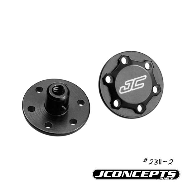 J Concepts RC10 Finnisher Wing Buttons Black 23112 Default Title