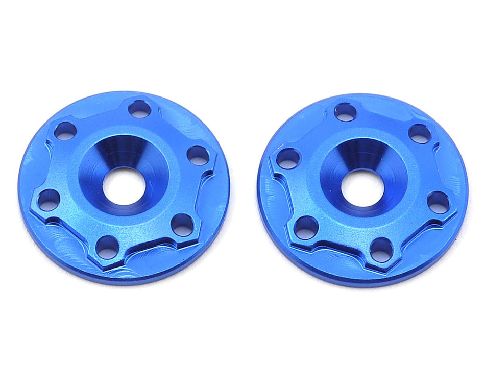 J Concepts Finnisher aluminum wing buttons-blue B6.2 & B6.3