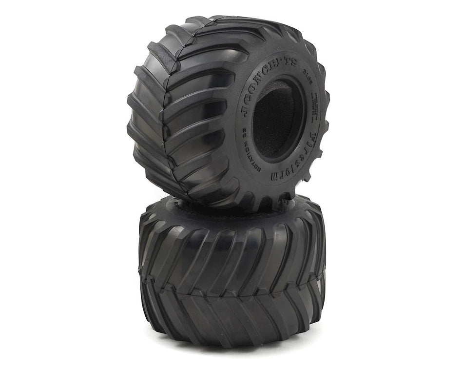 J Concepts Firestorm Monster Truck Tire Gold Compound
