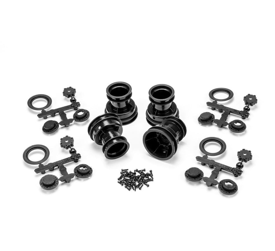 J Concepts Mini Tribute Wheel w/Hex Adaptor, Covers, Mock Bead 3455B