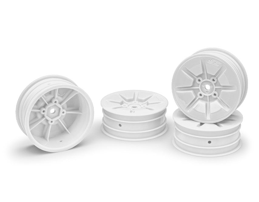 J Concepts Pioneer - RC10B7/RC10B7D 2.2" 2wd Buggy Front Wheel (White) 3465W