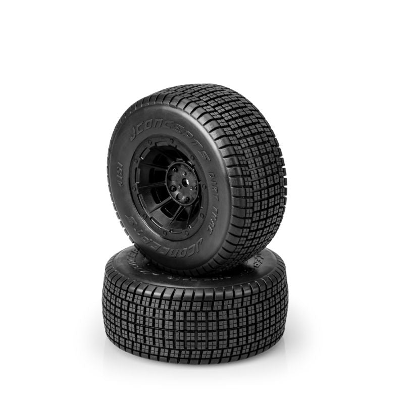 J Concepts Dirt Trac - Pre-Mounted Tire on Hazard Wheels, 2wd Rear / 4wd 41513244