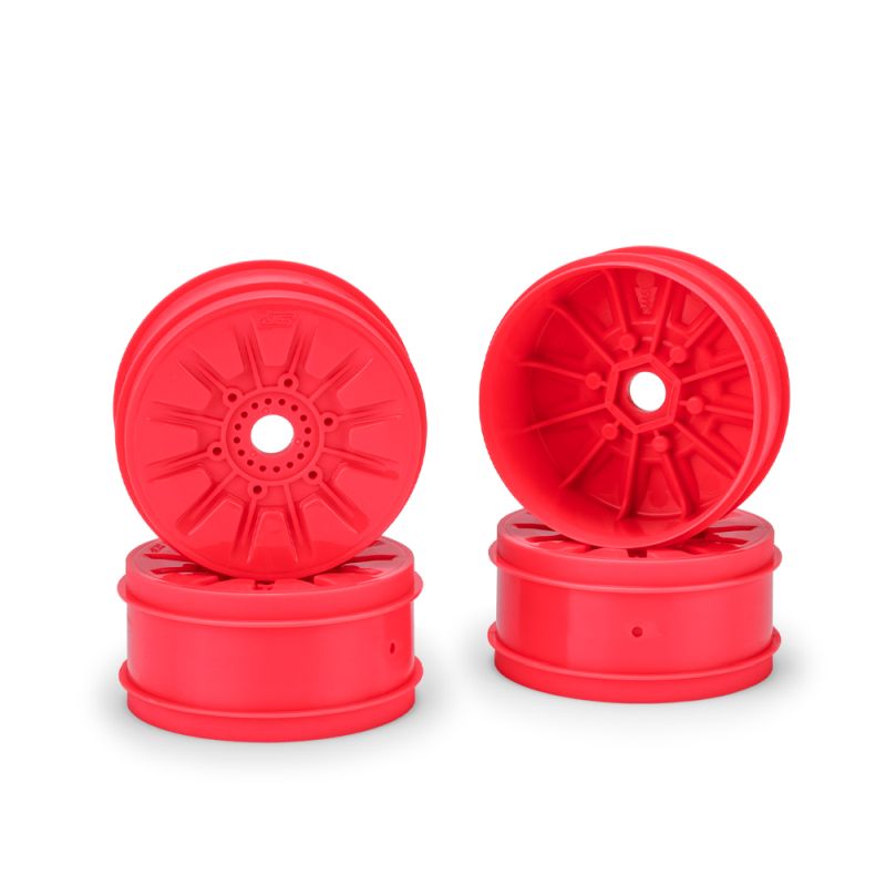 J Concepts RM2 Pioneer 1:8 Buggy Wheel, 83mm, Retro Pink, 4pc, for 1:8 81584