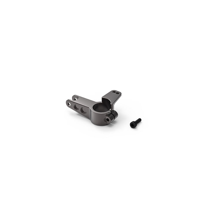 Junfac GA60 Aluminum Panhard Bar Axle Mount (Titanium Gray): GOM 30009 Default Title