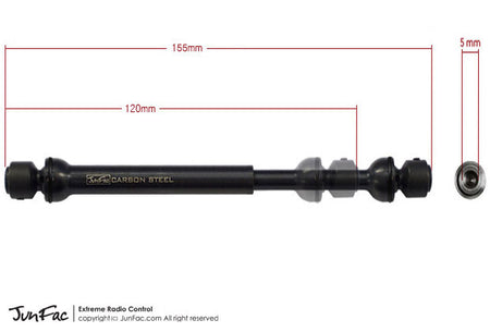 Junfac Hardened Universal Shaft for Axial SCX10 II Kit 90037 Default Title