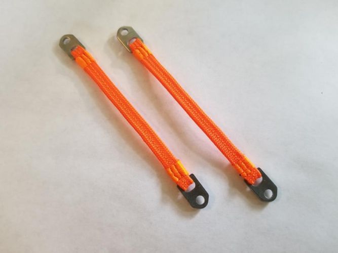 Team KNK Neon Orange 90mm Limit Straps