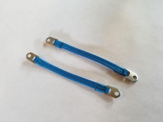 Team KNK Neon Blue 110mm Limit Straps