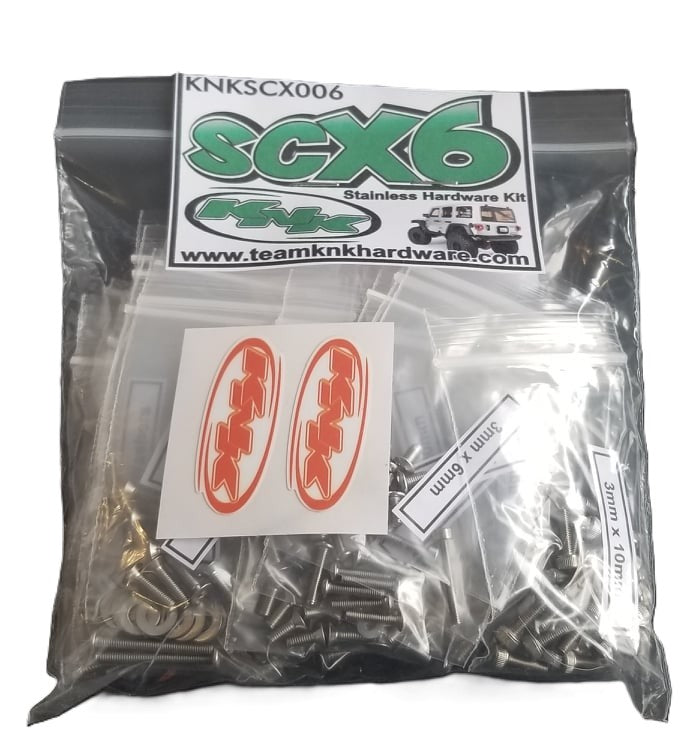 Team KNK SCX6 Stainless Hardware Kit SCX006