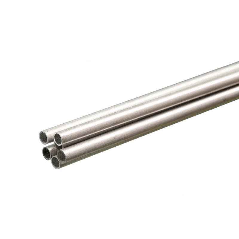 K & S Metals Round Aluminum Tube: 3/16" OD x 0.014" Wall x 36" Long 1111