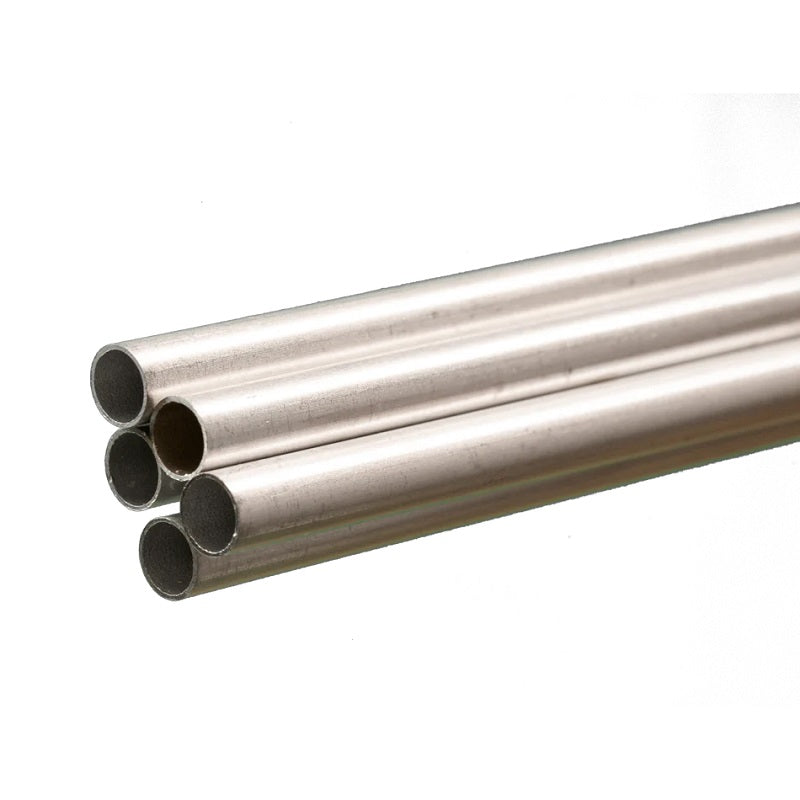 K & S Metals Round Aluminum Tube: 1/4" OD x 0.014" Wall x 36" Long 1113