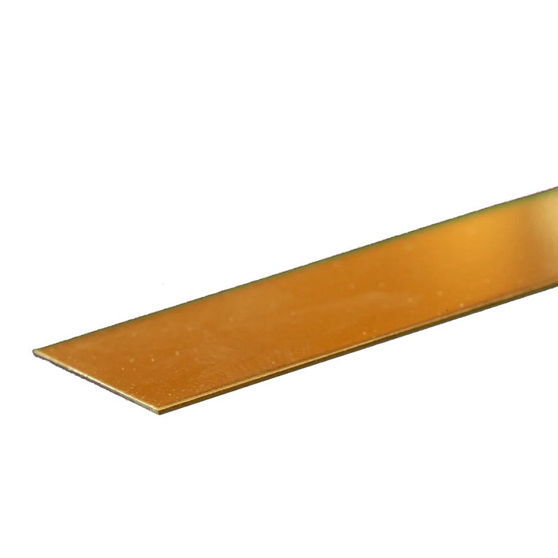 K & S Metals Brass Strip: 0.025" Thick x 1" Wide x 12" Long 8237