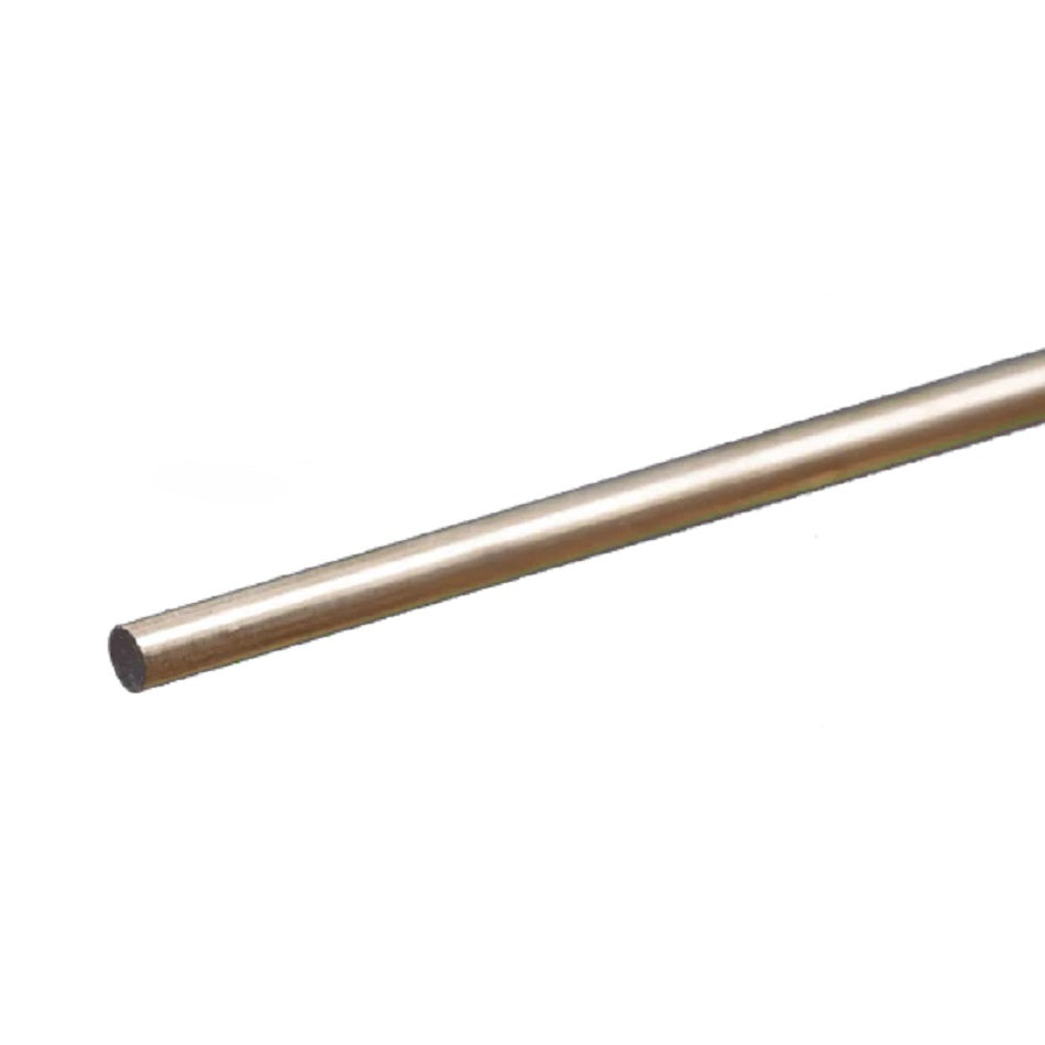 K & S Metals Round Aluminum Rod: 1/8" OD x 12" Long 83043