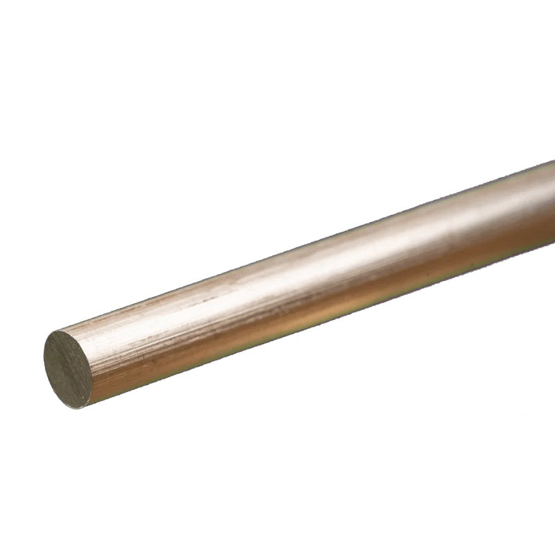 K & S Metals Round Aluminum Rod: 1/4" OD x 12" Long 83045