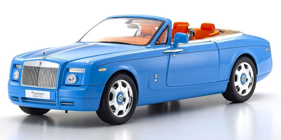 Kyosho 1/18 Scale Rolls Royce Phantom Drophead Coupe (Light Blue) 08871BL
