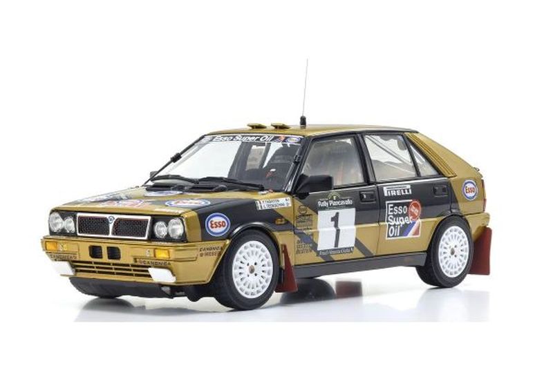Kyosho 1/18 Scale Lancia Delta HF 4WD Winner Rally Piancavallo 1987 08960D