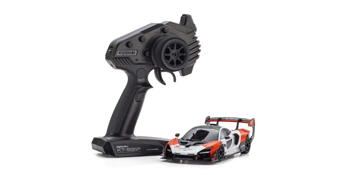 Kyosho MINI-Z RWD readyset McLaren Senna GTR White/Red Default Title