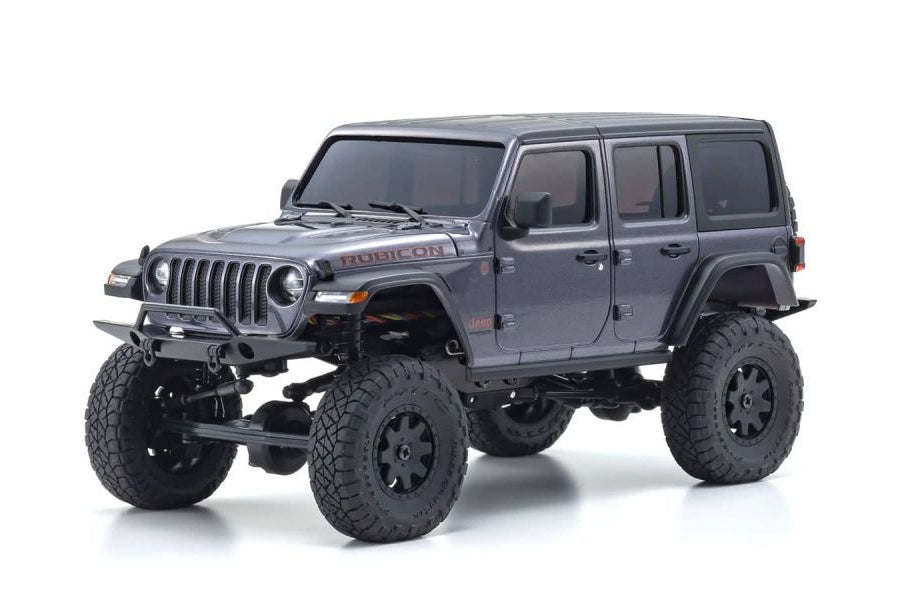 Kyosho Mini-Z 4x4 Jeep Wrangler Unlimited Rubicon Granite Crystal Metallic Readyset Default Title