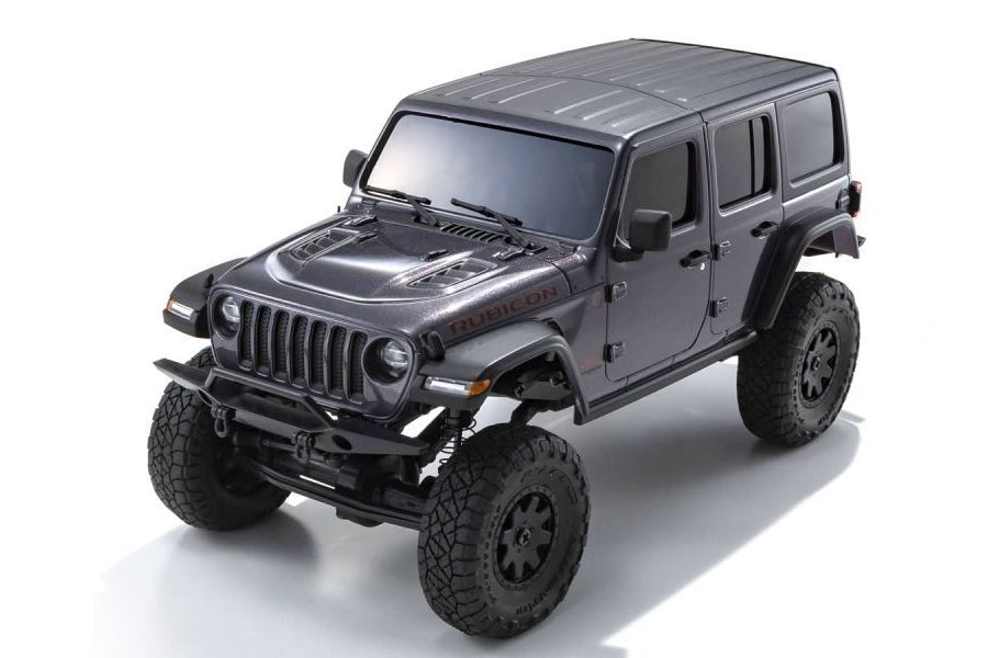 Kyosho Mini-Z 4x4 Jeep Wrangler Unlimited Rubicon Granite Crystal Metallic Readyset Default Title