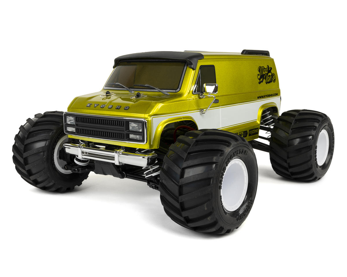 Kyosho Fazer Mk2 Mad Van 1/10 4WD Readyset Monster Truck (Yellow) 2.4GHz Default Title