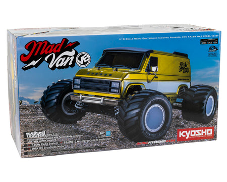 Kyosho Fazer Mk2 Mad Van 1/10 4WD Readyset Monster Truck (Yellow) 2.4GHz Default Title