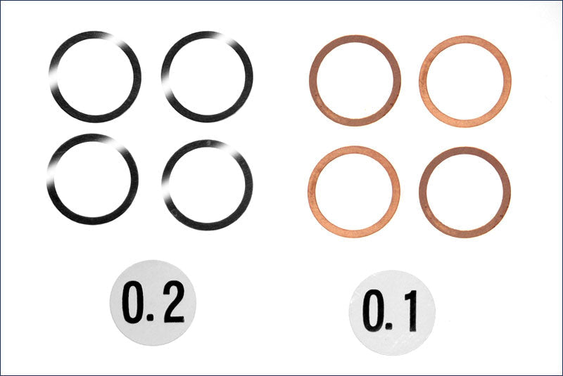 Kyosho 12X15mm Shim Set(0.1/0.2/4pc)  96646