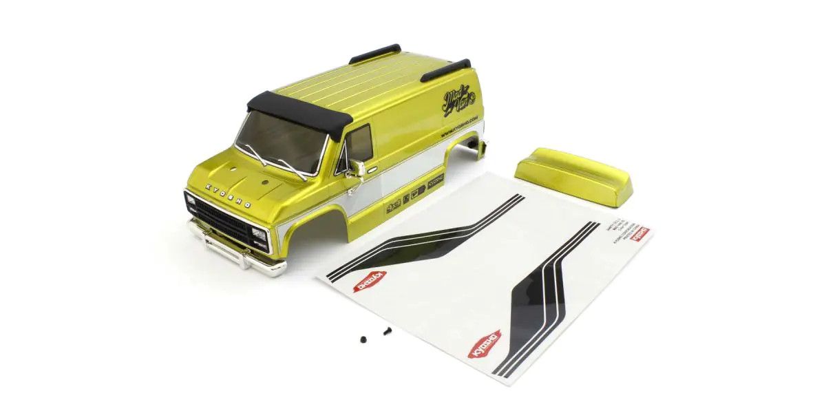 Kyosho Mad Van VE Decoration Body Set Yellow KYOFAB503YL Default Title