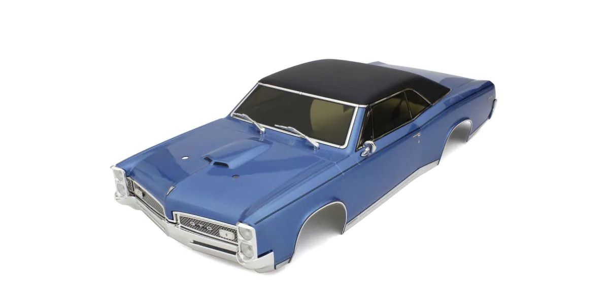 Kyosho 1967 Pontiac GTO Tyrol Blue Decoration Body Set FAB706BL Default Title