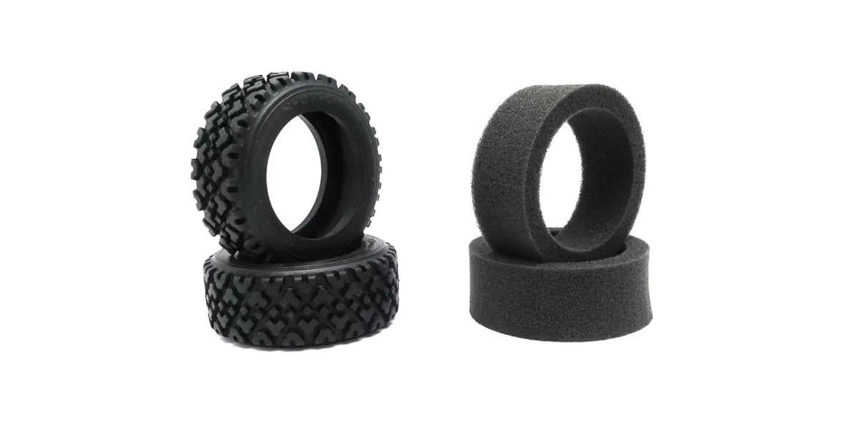 Kyosho Vintage Rally Tire FZ02-R (M), 2pcs FAT709M