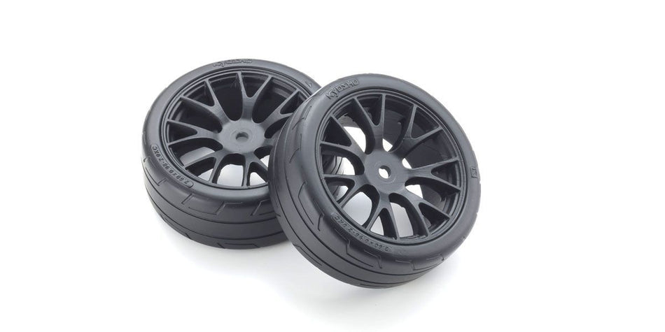 Kyosho Premounted TC Tire (M) for FZ02 2pcs Default Title