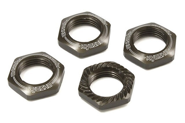 Kyosho Gunmetal 17mm Serrated Wheel Nut Default Title