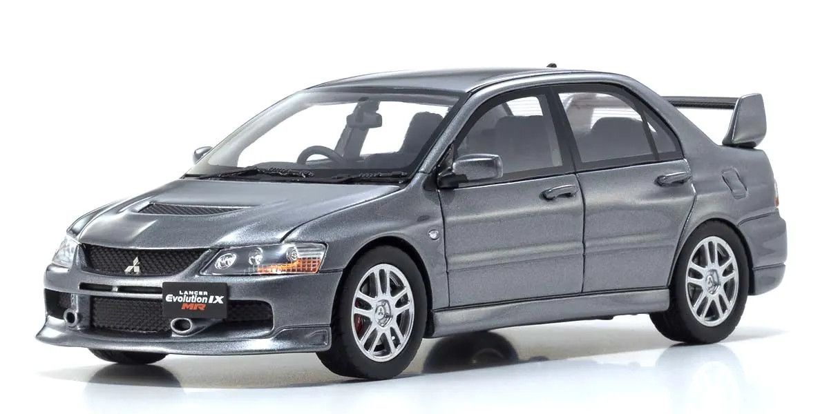 Kyosho 1/43 Scale Mitsubishi Lancer Evolution IX MR Gray Default Title