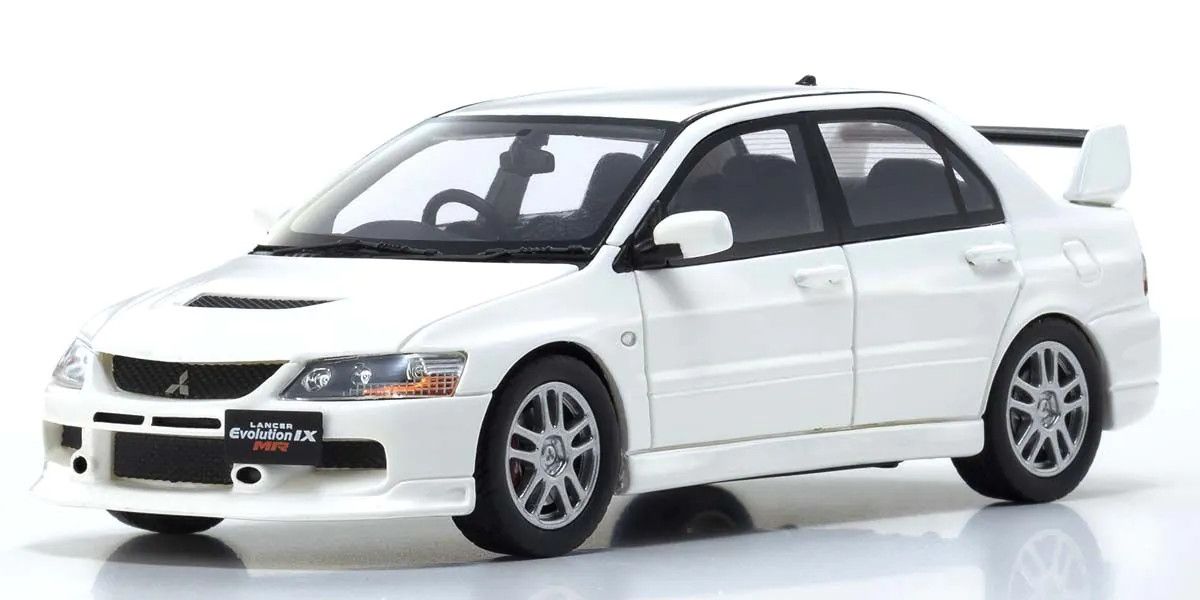 Kyosho 1/43 Scale Mitsubishi Lancer Evolution IX MR White Default Title