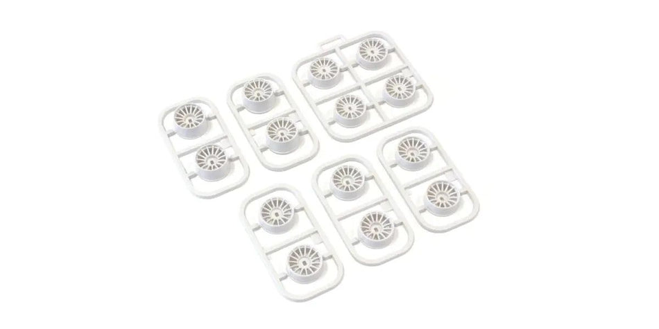 Kyosho Multi Offset Wheel Set (White/ AWD/14pcs.) MDH100WB