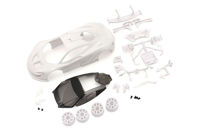 Kyosho McLaren P1 GTR White Body Set w/ Wheels MZN190 Default Title