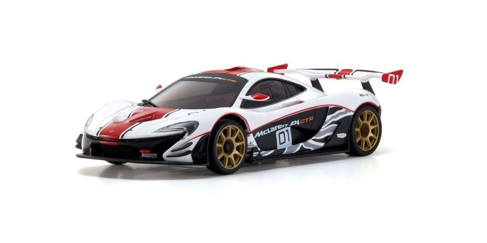 Kyosho ASC MR-03W-MM McLaren P1 GTR White / Red Body Only MZP253WR