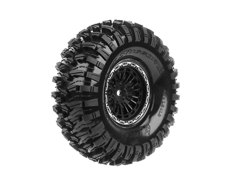 Louise R/C CR-Sixgear 1/10 1.9" Crawler Tires, Super Soft, (2) LT3370VI