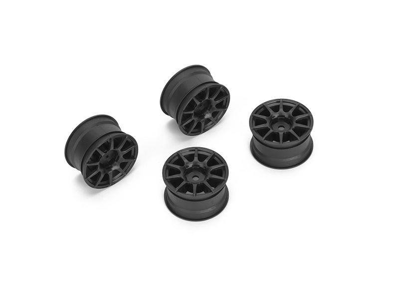 Louise R/C 10 Spoke Wheel +1mm (Black), for LMX NBA319