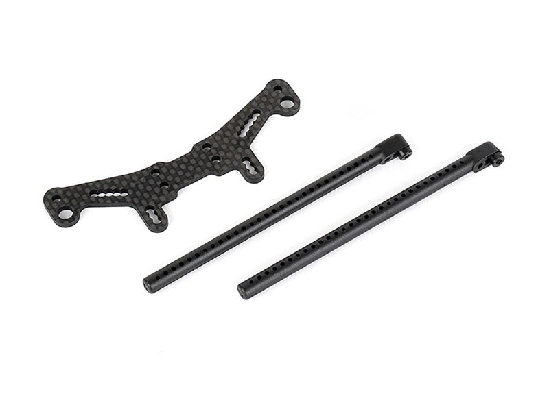 Louise R/C Carbon Rear Shock Tower (for Sedan Body), Fits LMX NBA333