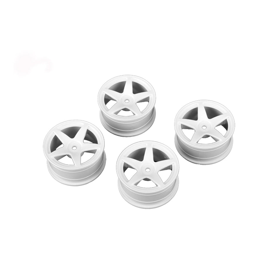 Louise R/C 5 Spoke Wheel - White/26mm (ET -0mm), for T410 Drift NHA451