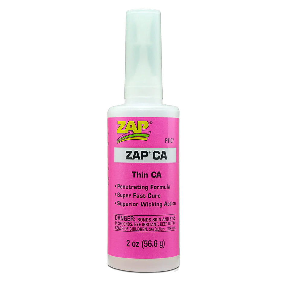 ZAP Glue Zap CA Glue 2oz Bottle  PT-07