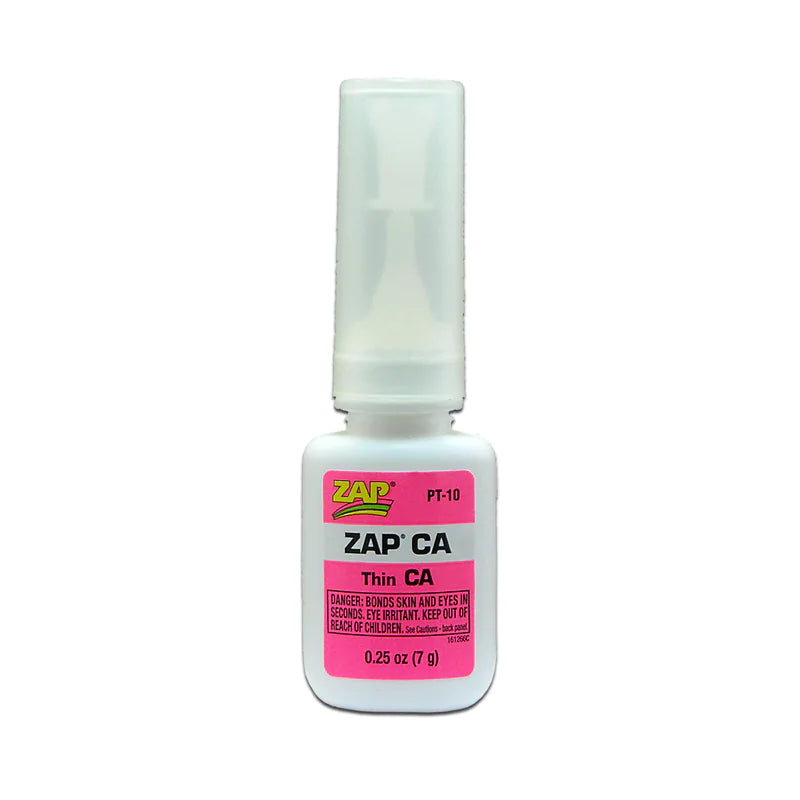 ZAP Glue Zap CA Glue 1/4oz Bottle  PT-10