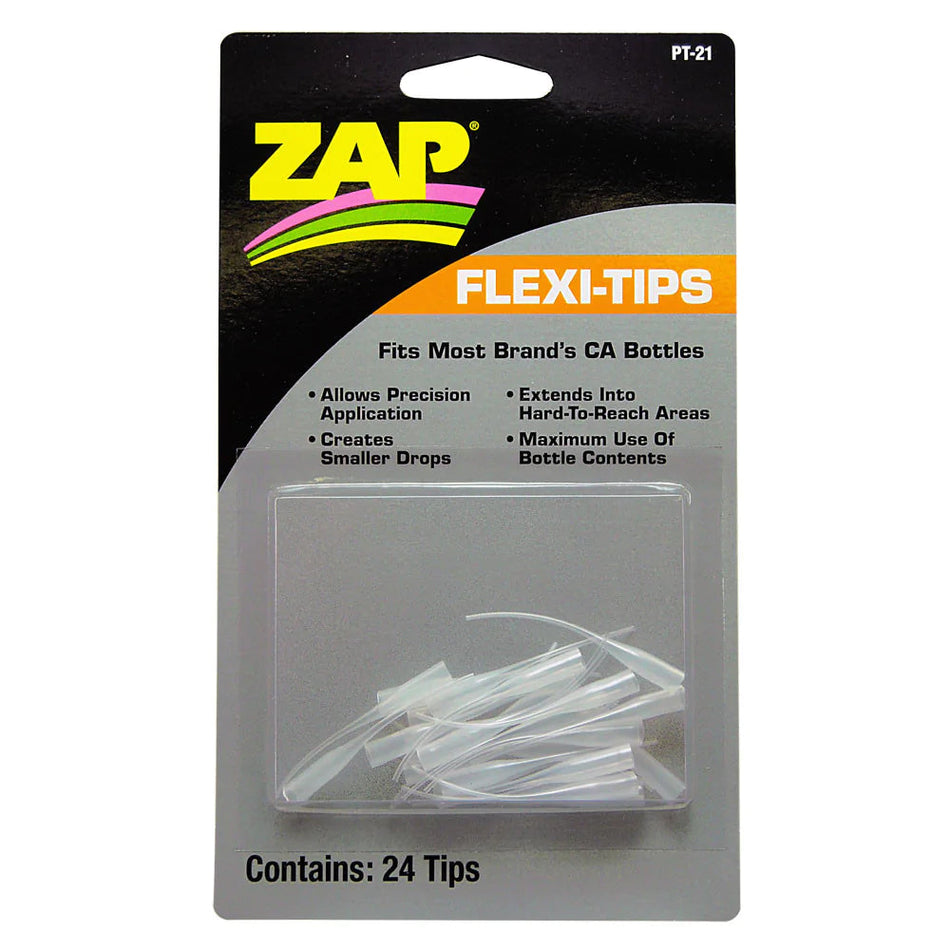 ZAP Glue Zap Flexi-Tips (24)  PT-21