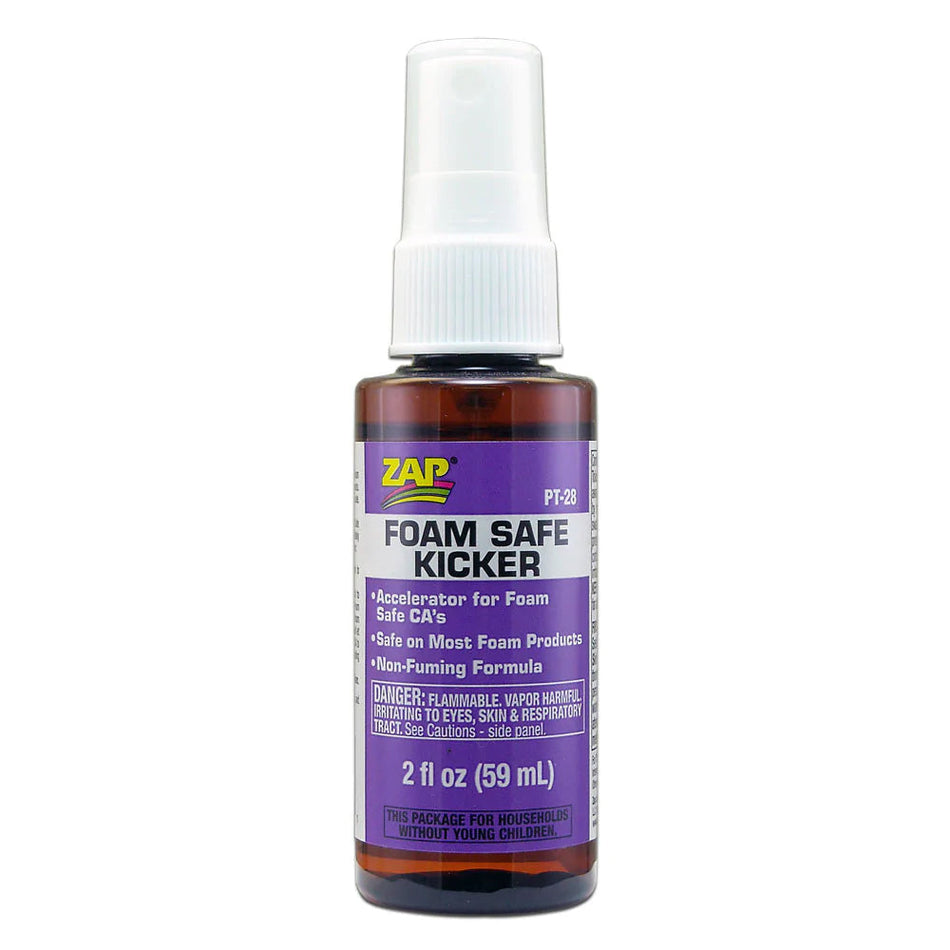 ZAP Glue ZAP Foam Safe Kicker 2oz Pump Spray Bottle PT-28
