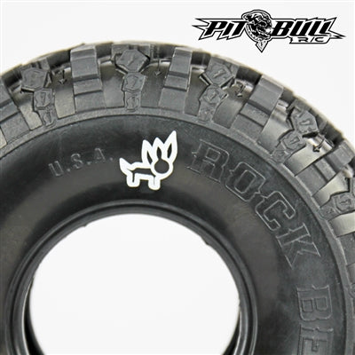Pit Bull R/C Alien Kompound-Rock Beast II 2.2 Crawler Tires - No Foam Inserts, 2pcs PB9002AK Default Title