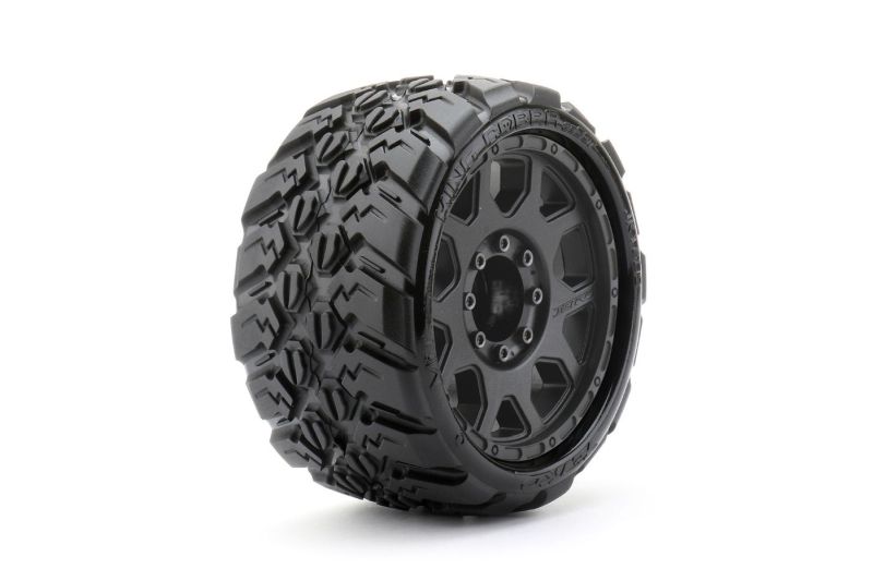 Powerhobby 1/8 SGT 3.8 King Cobra Belted Mounted Tires (2) 17MM Low Profile 1602CBMSGB