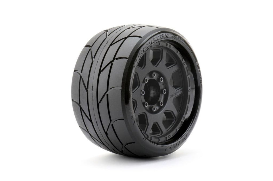 Power Hobby 1/8 SGT 3.8 Super Sonic Belted Mounted Low Profile Tires Removable Hex (2) 1604CBMSGB